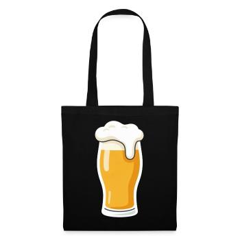 Beer Beer Glass Father's Day Gift Dad - Tote Bag - black - Front