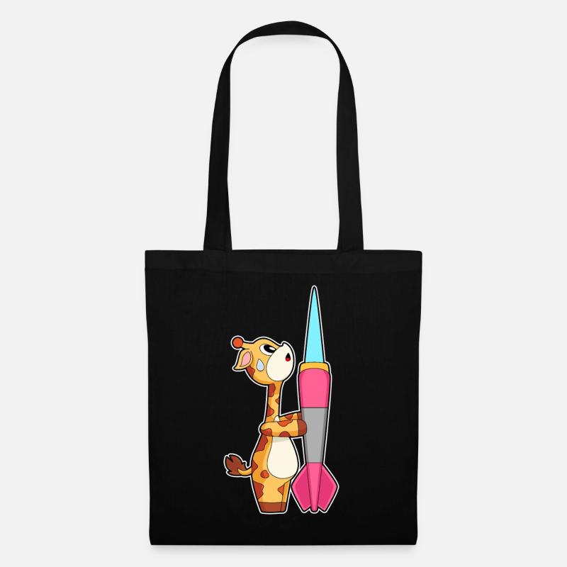 Giraffe Dart Dartpfeil Sport - Stoffbeutel - Schwarz