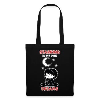 Chibi Nuit "Starring In My Own Dreams" - Sac en tissu - noir - Devant