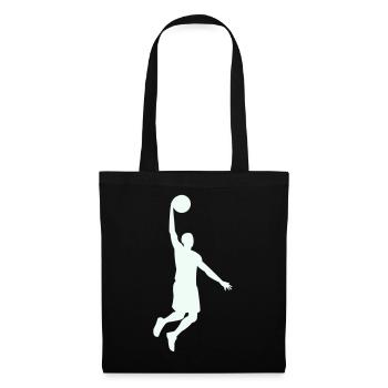 Dunning Basketball Silhouette - Tote Bag - black - Front