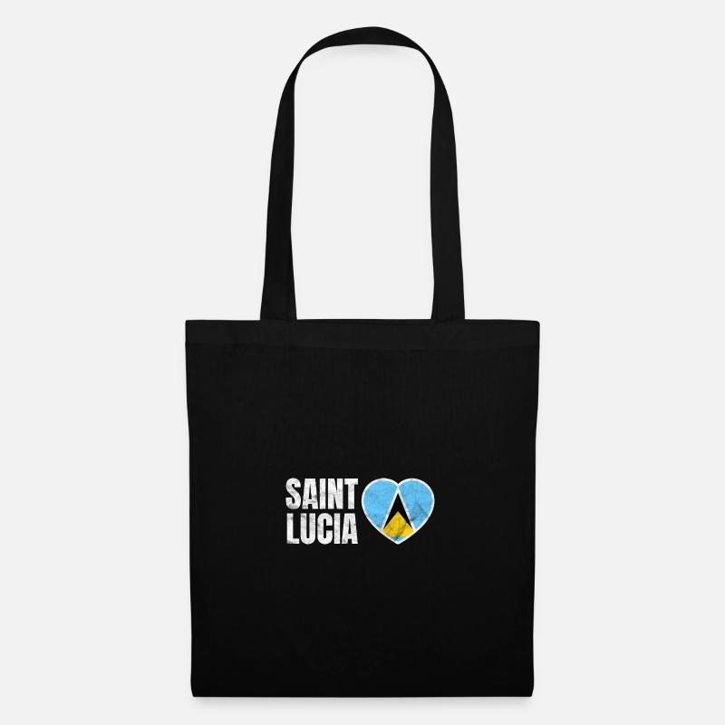 Saint Lucia - Tote Bag - black