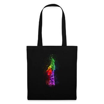 Multicolour Giraffe - Tote Bag - black - Front