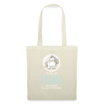 Unicorn You Smell Like Drama and A Headache Please - Stoffbeutel - Natur - Vorne