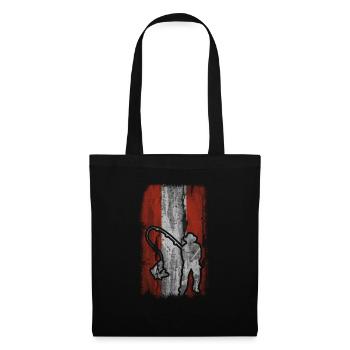 Austria Flag and Fishing - - Tote Bag - black - Front