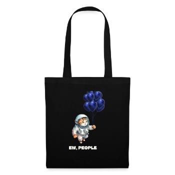 EW PEOPLE / Funny cat - Tote Bag - black - Front