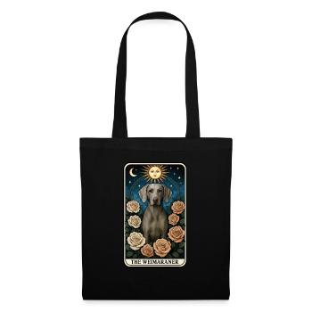 Weimaraner - Stoffbeutel - Schwarz - Vorne