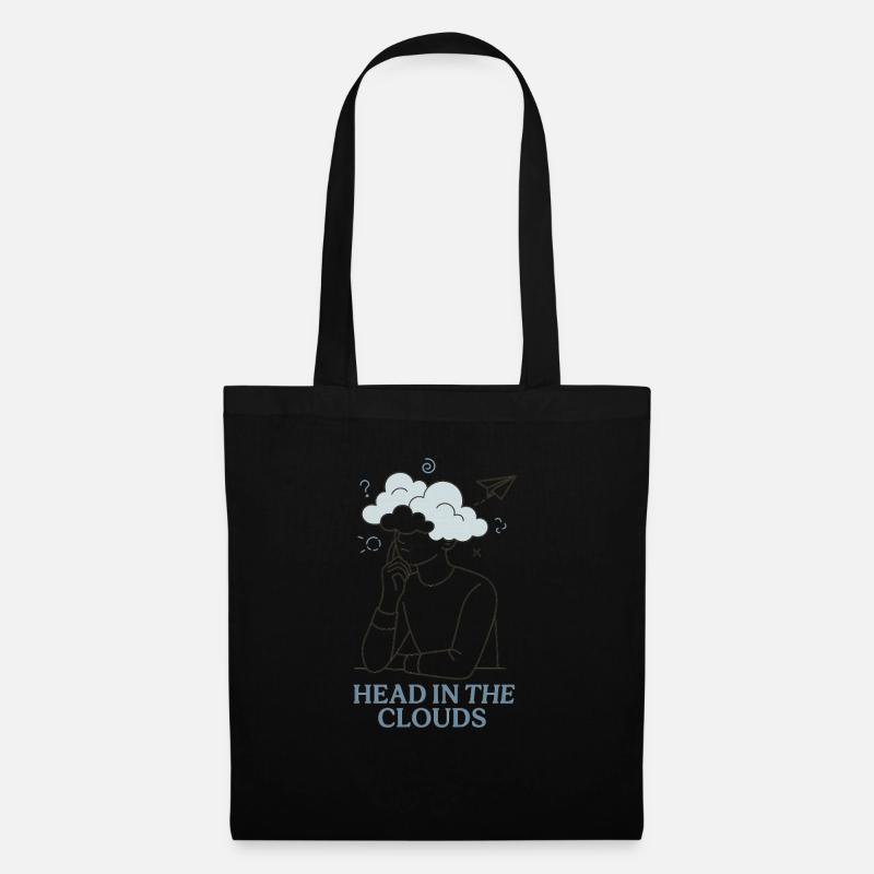 Head in the Clouds - Tote Bag - black