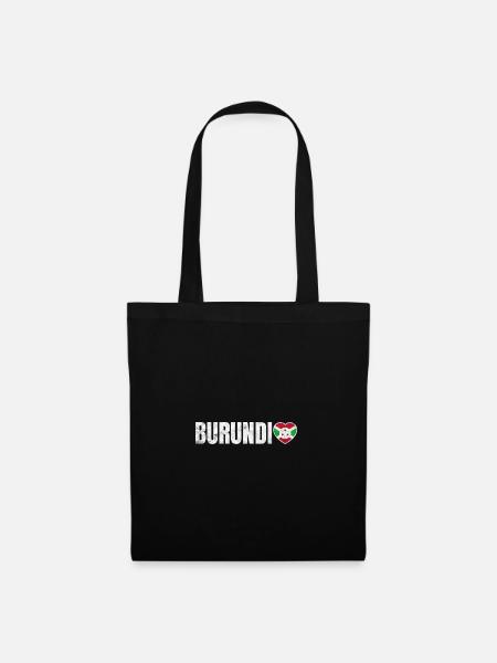 Burundi - Stoffbeutel - Schwarz