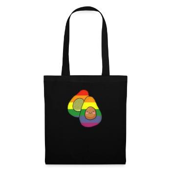 Pride Avocat LGBTQ Cadeau - Sac en tissu - noir - Devant