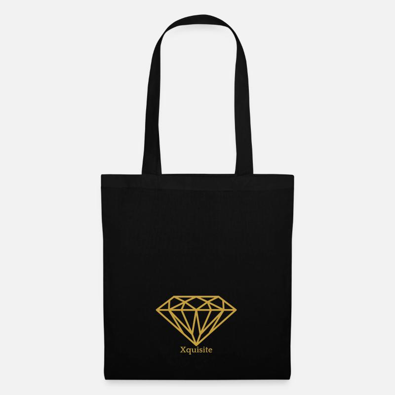 DIAMANT gold - Stoffbeutel - Schwarz