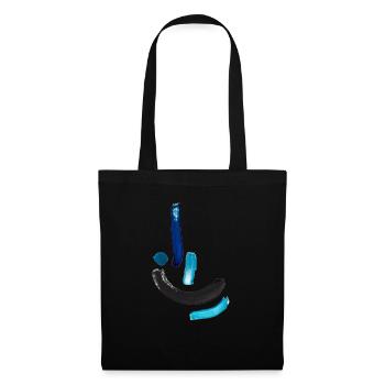Blue Tee - Stoffbeutel - Schwarz - Vorne