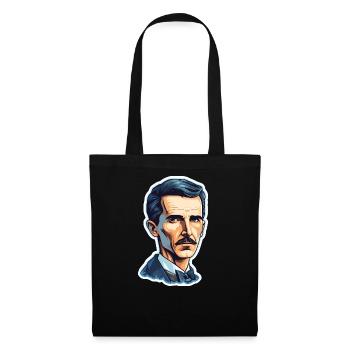 Nikola Tesla - Tote Bag - black - Front