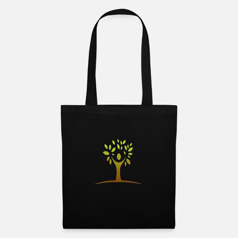 Baum / Tree - Stoffbeutel - Schwarz