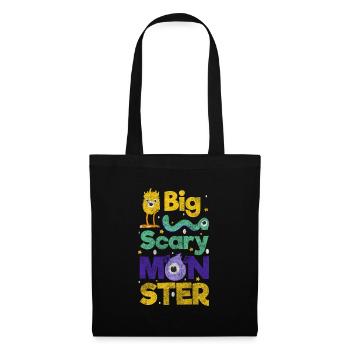 Horror Comic Figure Cute - Tote Bag - black - Front