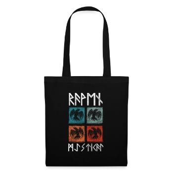 Mythologie Corbeau à capuchon Animal de compagnie - Sac en tissu - noir - Devant