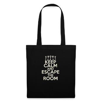 Salle d’évasion - Sac en tissu - noir - Devant