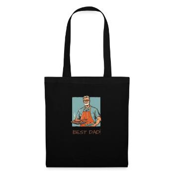 Grill Master Dad - Father's Day - ApriNoeScor - Tote Bag - black - Front
