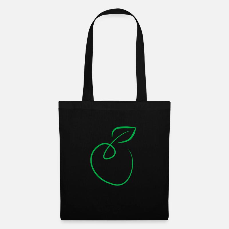 Apple - Tote Bag - black