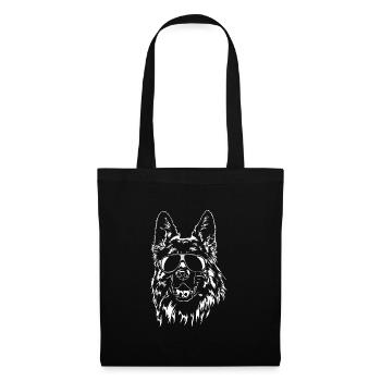 GERMAN SHEPHERD COOL SUNGLASSES Wilsigns - Tote Bag - black - Front