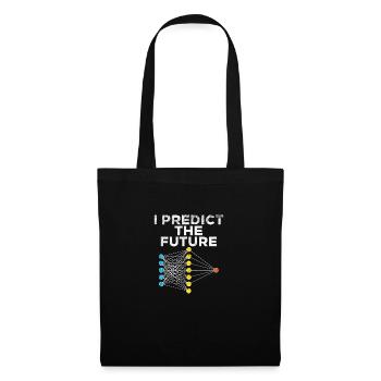 Je prédis l'avenir de l'apprentissage automatique - Sac en tissu - noir - Devant