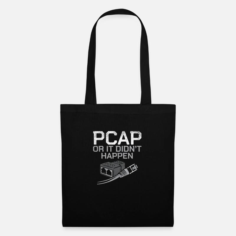 PCAP Or It Didn't Happen - Tote Bag - black