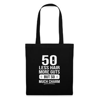 50 ans tellement de charme anniversaire 50 ans - Sac en tissu - noir - Devant