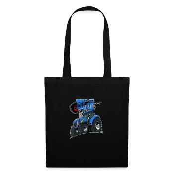 Belle Border Blue - Sac en tissu - noir - Devant