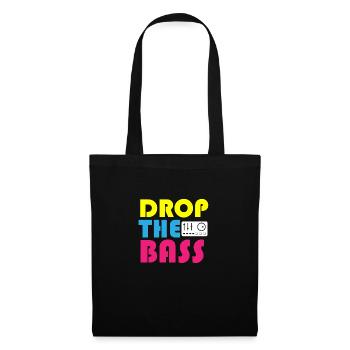 Drop the Bass Drum and Bass DJ Music - Tote Bag - black - Front