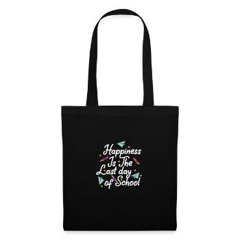 Dernier jour d’école - Sac en tissu - noir - Devant