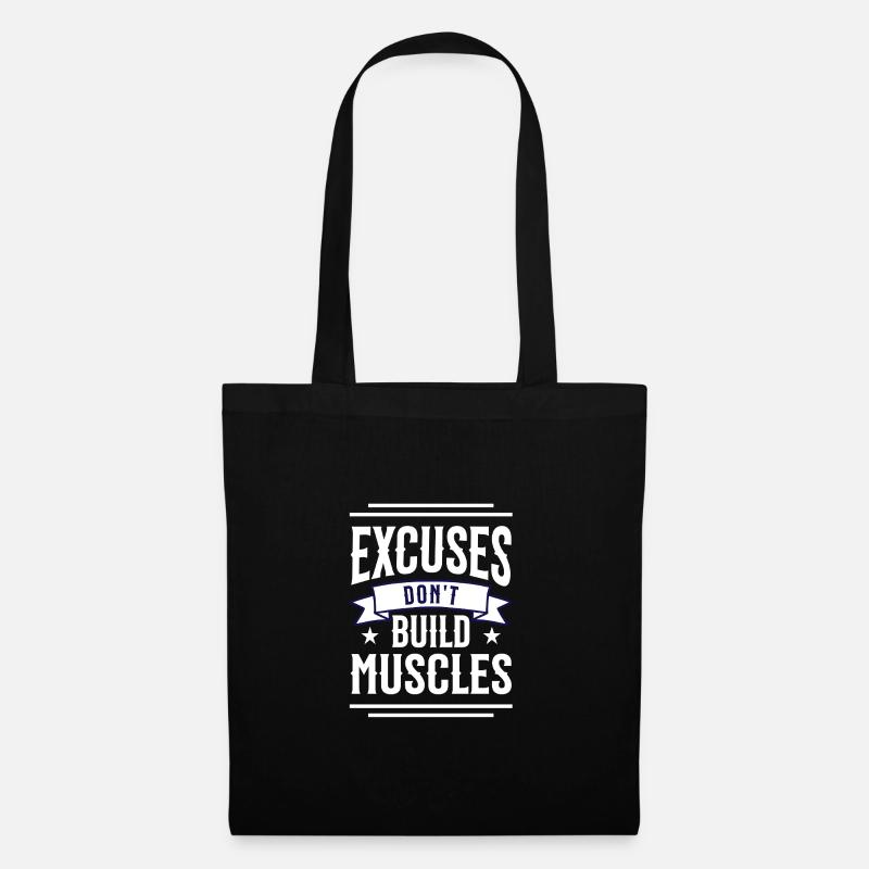N’excuse pas - Sac en tissu - noir