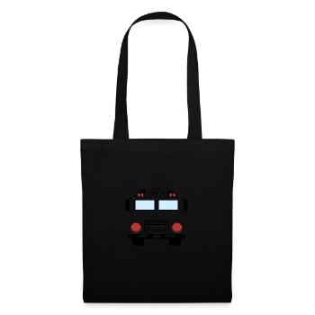 School Bus Costume Funny Yellow School Bus Driver - Tote Bag - black - Front
