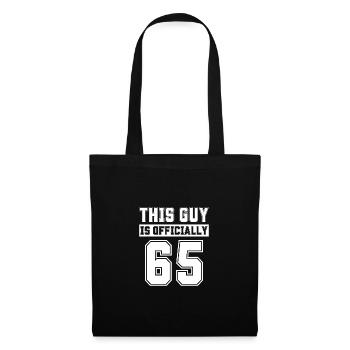 This Guy Is Officially 65 Years Old Celebrate 65th - Tote Bag - black - Front