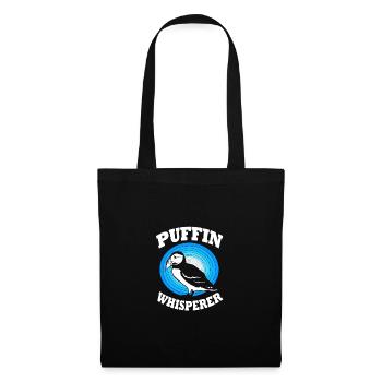 Papageientaucher Puffin - Stoffbeutel - Schwarz - Vorne