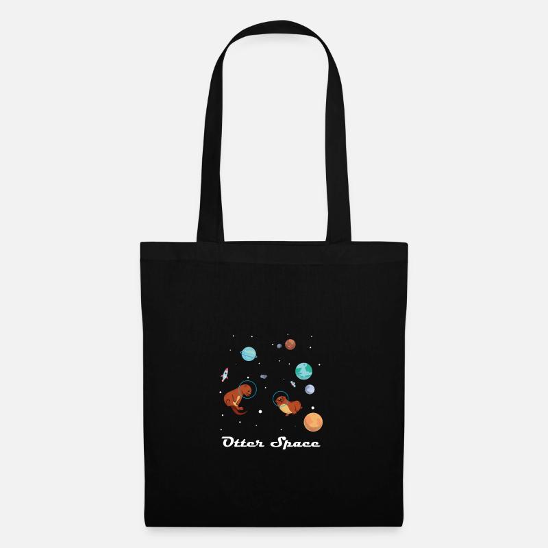 Otter Space Shirt for Space Explorers - Tote Bag - black