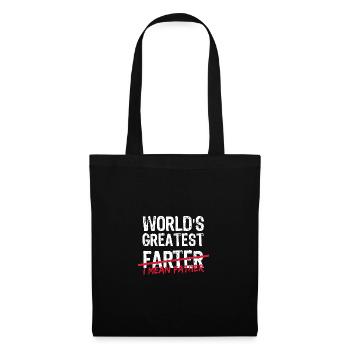 World's greatest farter i mean father - Tote Bag - black - Front