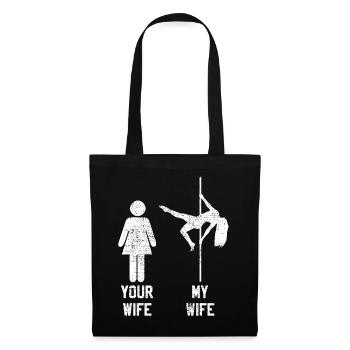 Pole dance wife wife - Tote Bag - black - Front