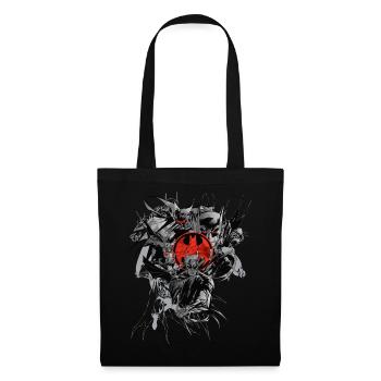 Batman Composition Dark Red - Tote Bag - black - Front