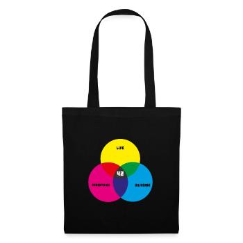 The answer is 42- Life the universe and e - Tote Bag - black - Front