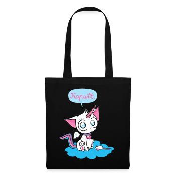 Unicornkitty - Unicorn Cat - Tote Bag - black - Front