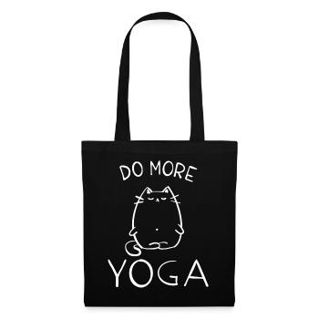 Yoga - Stoffbeutel - Schwarz - Vorne
