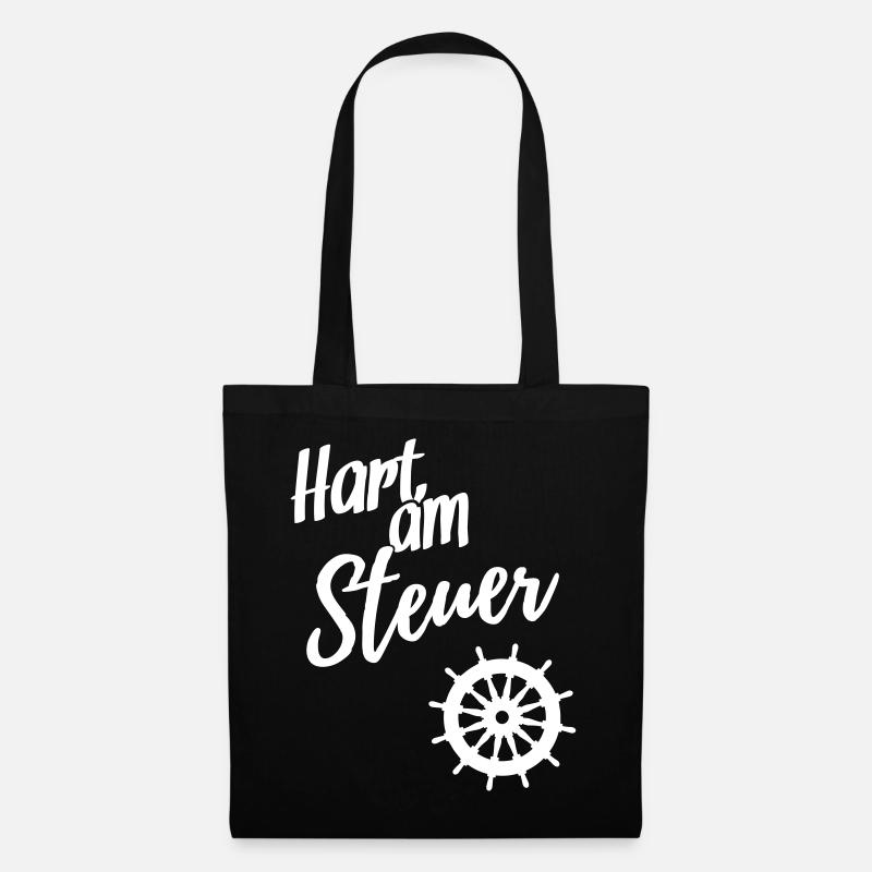 Hart am Steuer - Stoffbeutel - Schwarz