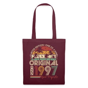 Vintage 1997 Vintage Birthday Retro Gift - Tote Bag - burgundy - Front