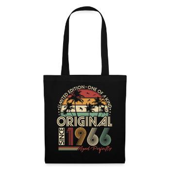 Vintage 1966 Vintage Anniversaire Rétro Cadeau - Sac en tissu - noir - Devant