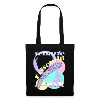 Hot Hairdresser Coiffeur Coiffeur Femme Chef Professions - Sac en tissu - noir - Devant
