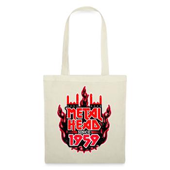 METALHEAD since 1959 - Stoffbeutel - Natur - Vorne