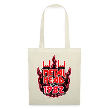 METALHEAD since 1982 - Stoffbeutel - Natur - Vorne