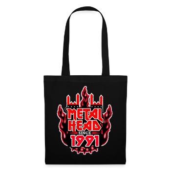 METALHEAD depuis 1991 - Sac en tissu - noir - Devant