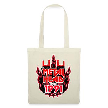 METALHEAD since 1991 - Stoffbeutel - Natur - Vorne