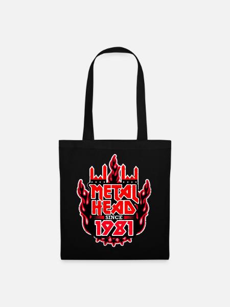 MÉTALLEUX depuis 1981 - Sac en tissu - noir