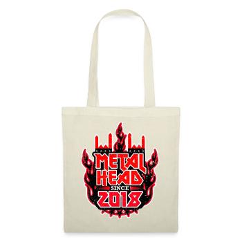 METALHEAD since 2018 - Stoffbeutel - Natur - Vorne